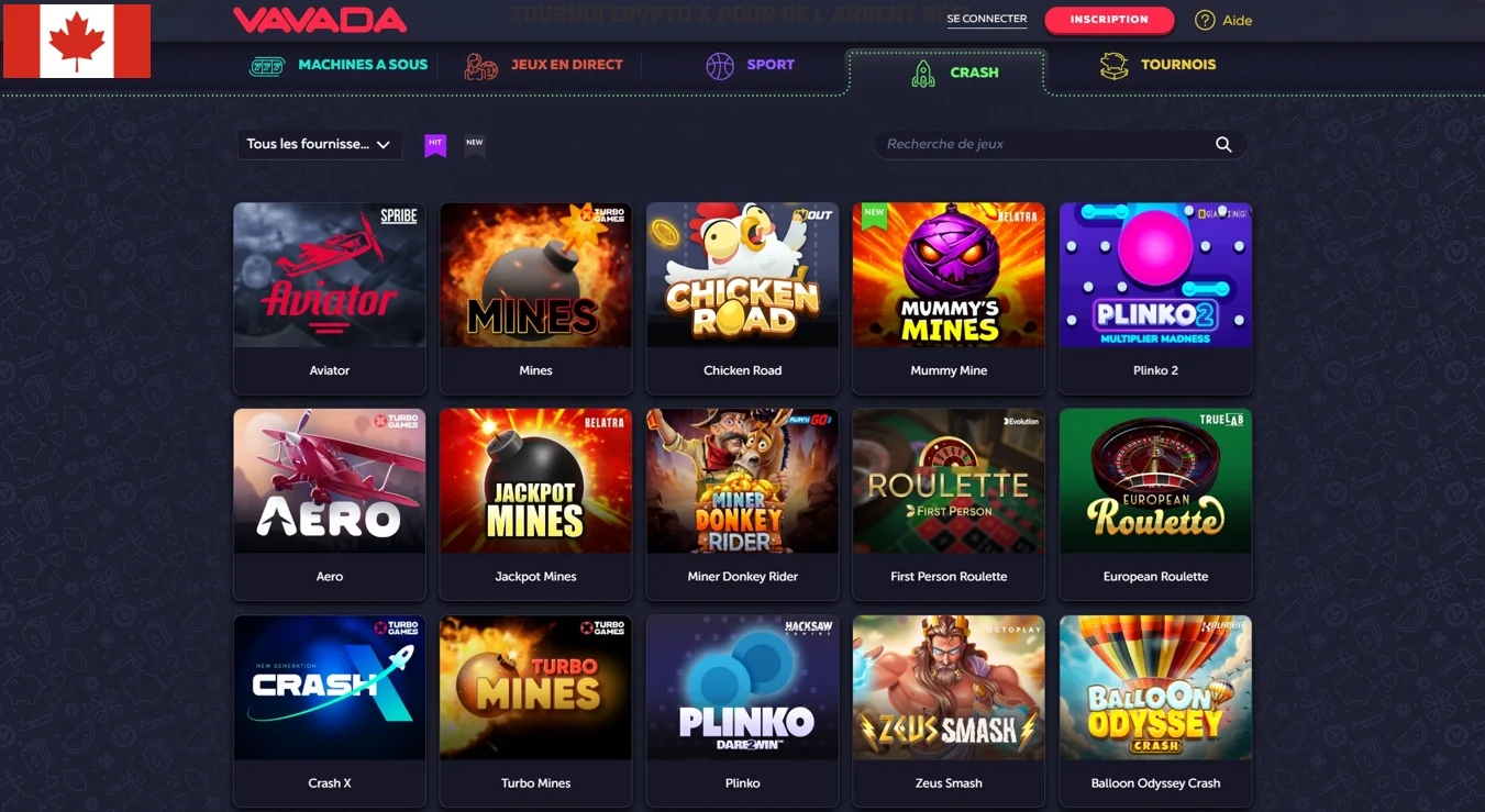 Vavada Casino Crash
