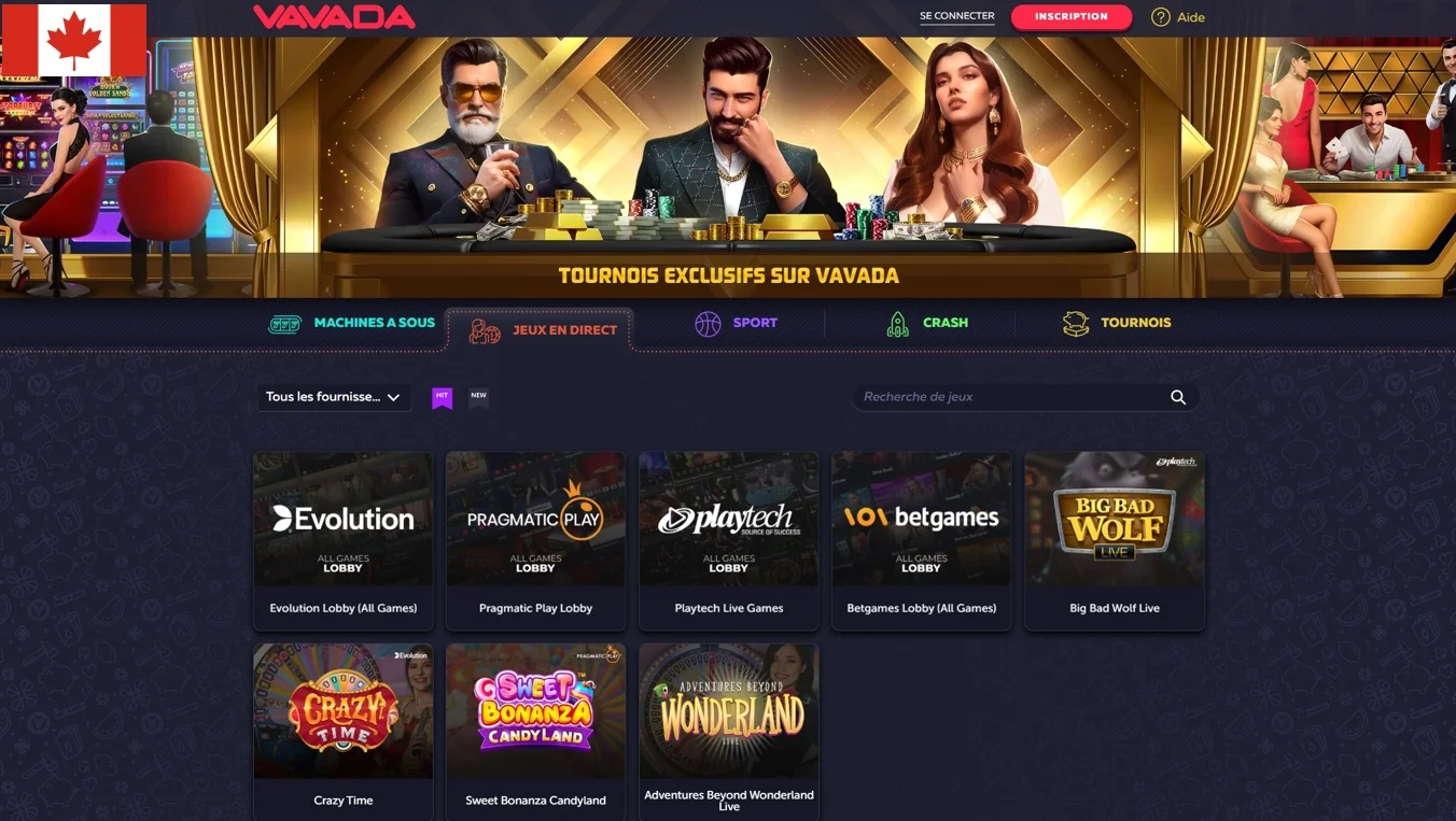 Vavada Casino Live