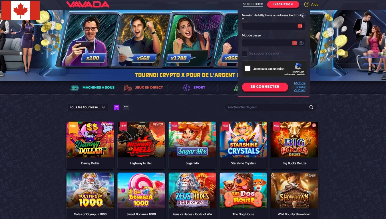 Entrée du Casino Vavada